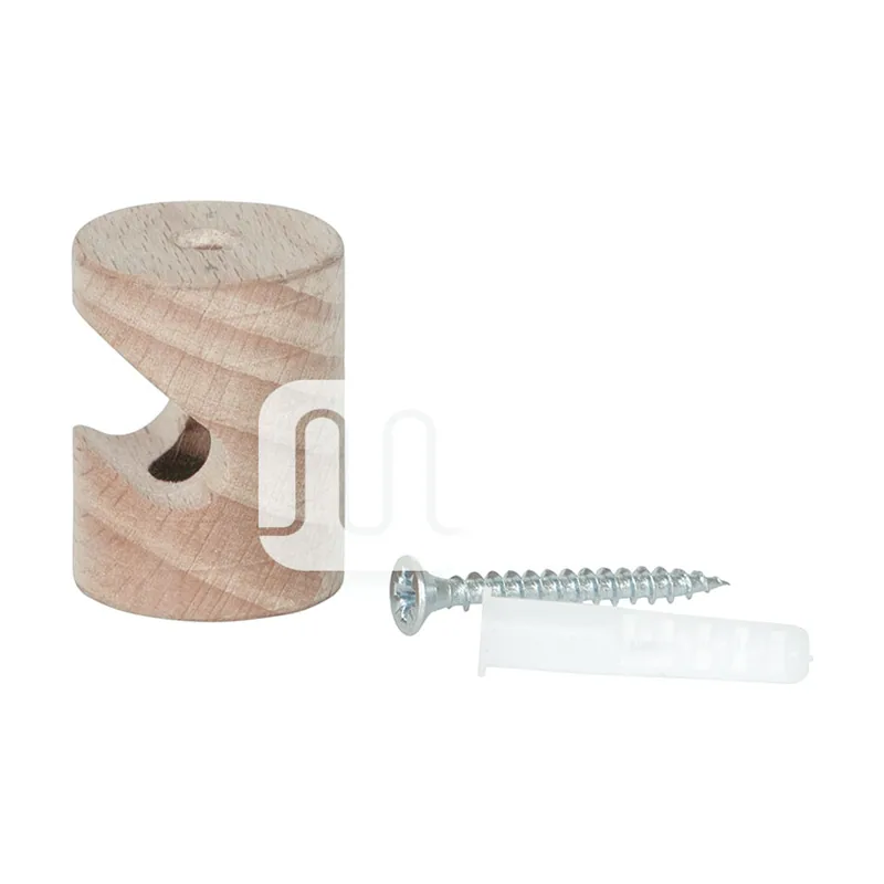 Merlotti Descentrador para techo/pared de madera con tornillos y tacos