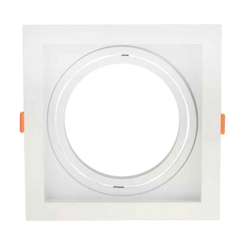 Lumit Aro empotrable kali cuadrado para 1 bombilla ar111 l.17xan.17xal.4,3cm en