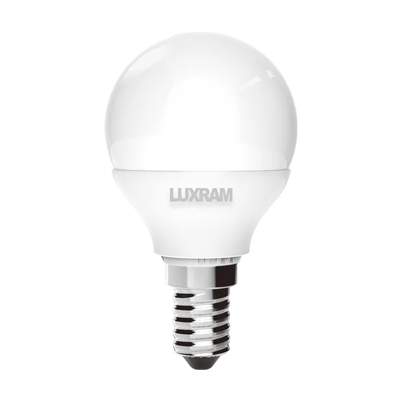Luxram Bombilla e14 fino esférica value plus