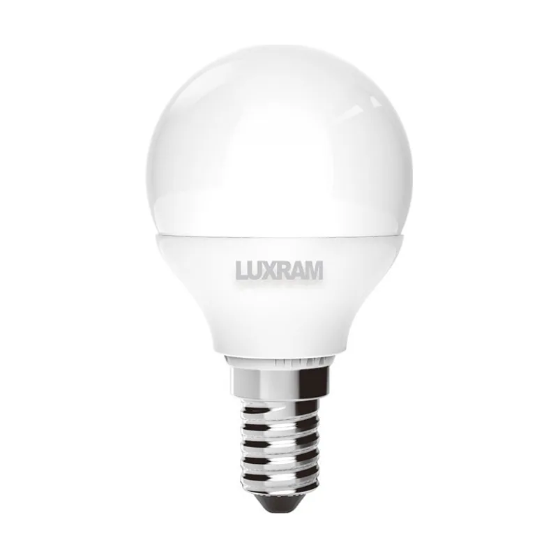 Luxram Bombilla e14 fino esférica value plus