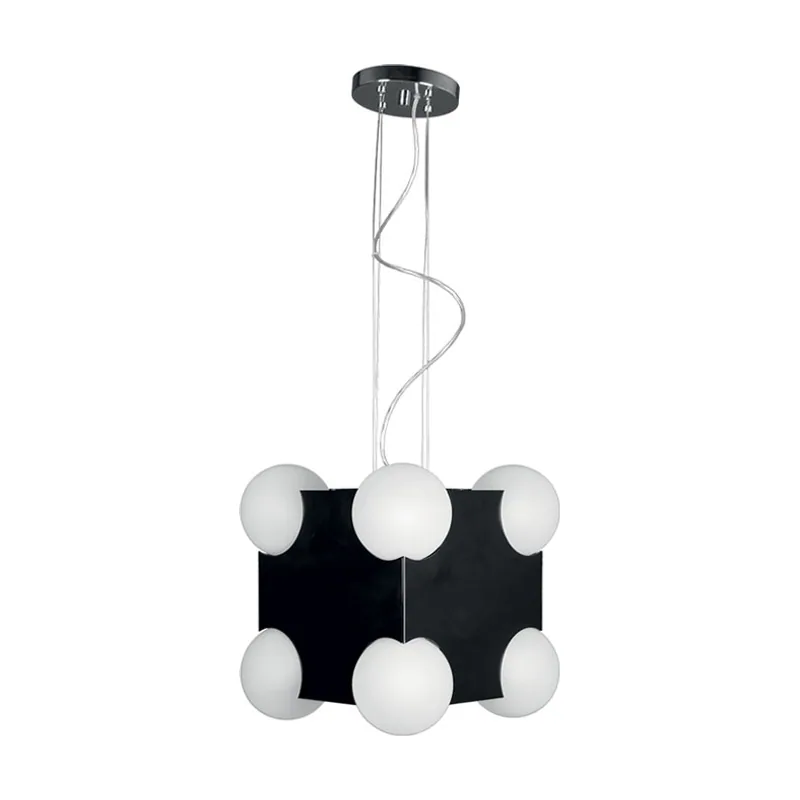 Lumit Colgante cubo pequeño 8xe27 l.34xan.34xal.reg.cm