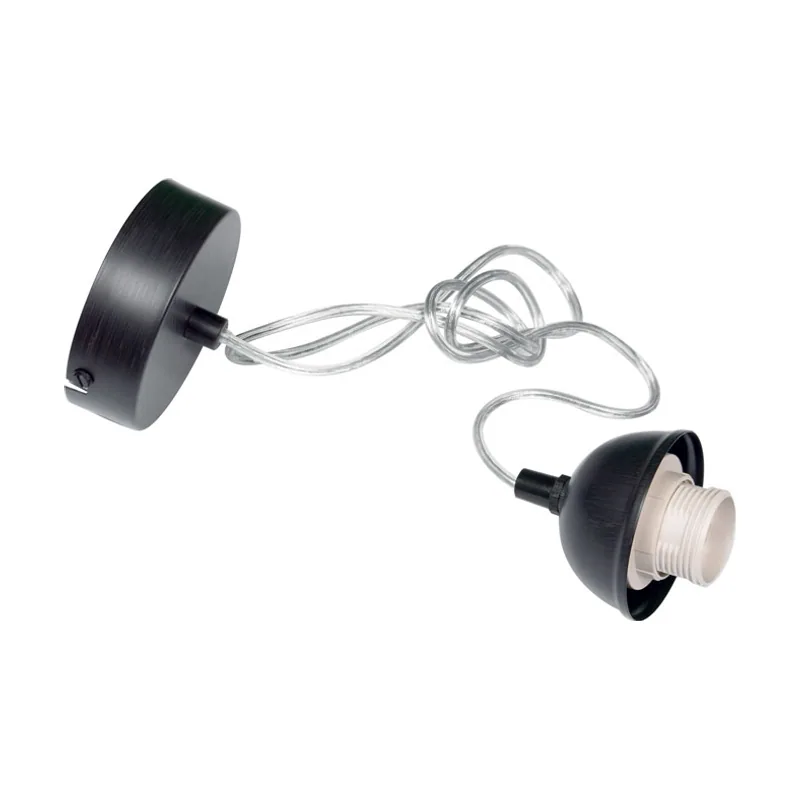 Lumit Armazón para colgante pl redondo 1xe27 al.reg.xd.10cm wengue