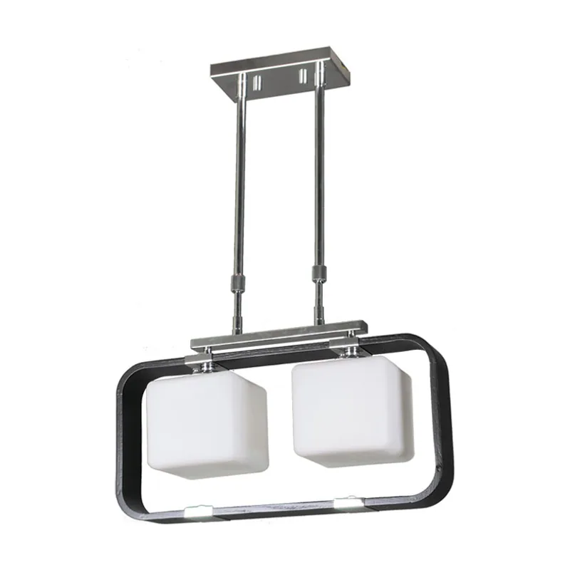 Lumit techo irina retangular 2xe27 l.45xan.13xal.reg.cm wengue/cromo