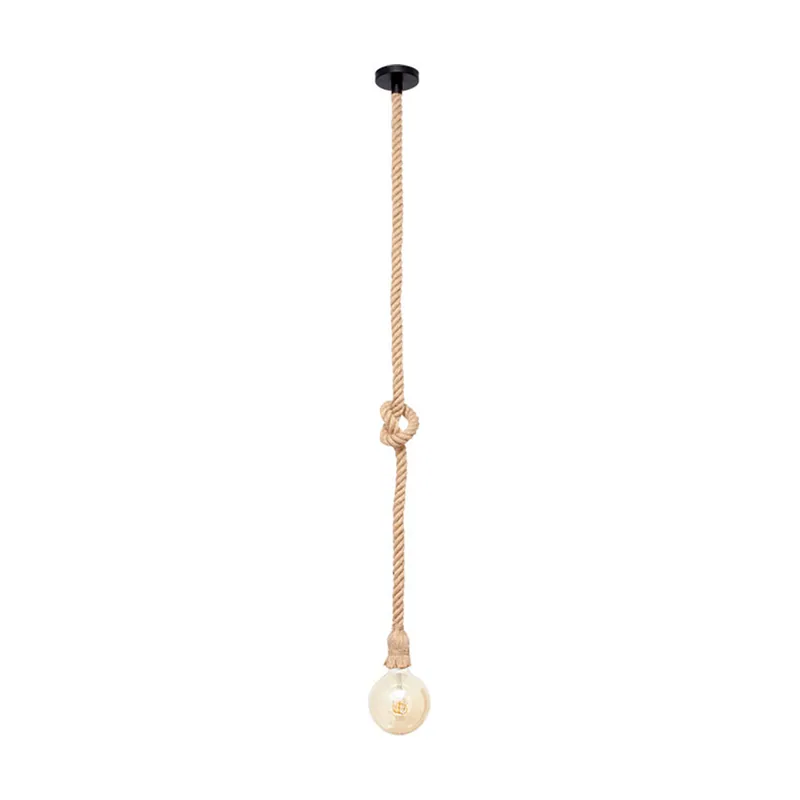 Lumit Colgante soga 1xe27 al.reg.xd.10cm cuerda marron al.max.=1m