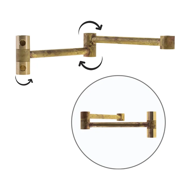 Pcomponents Braço articulado para aplique m10