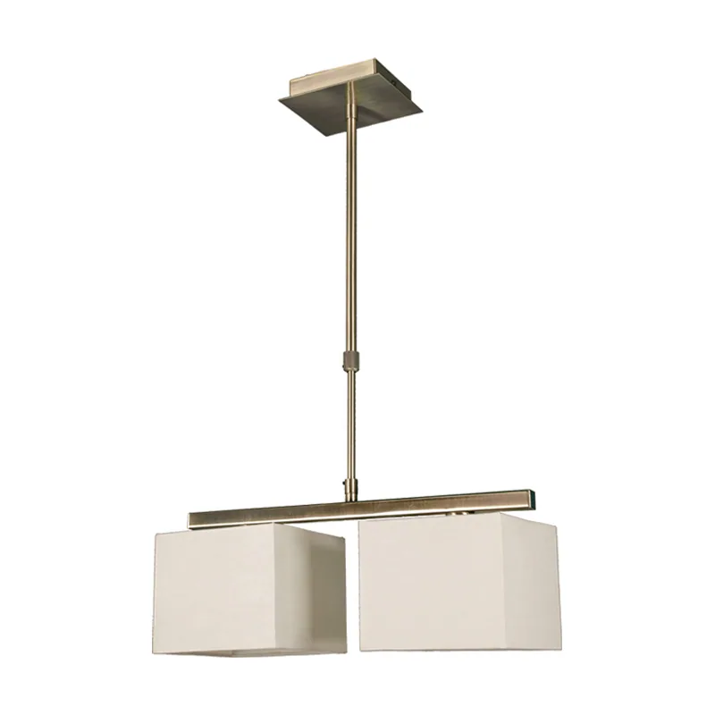 Lumit techo rosi 2xe14 l.42xan.16xal.reg.cm beije/cuero