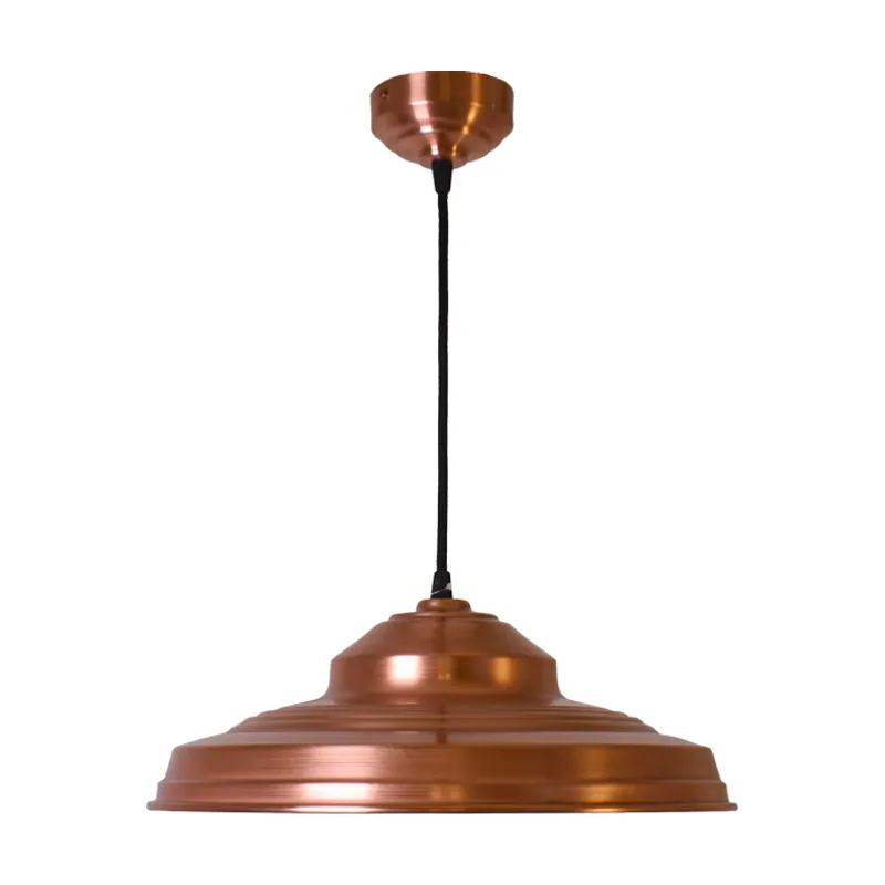 Lumit Colgante copper 1xe27 al.reg.xd.38cm en cobre con acabado liso fosco