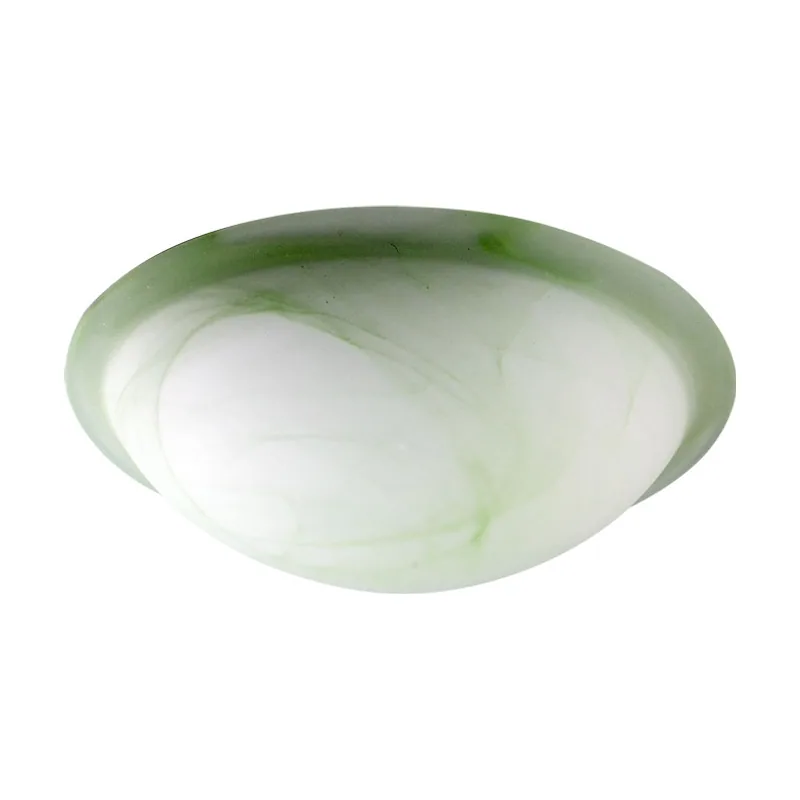 Interlusa Duna cristal verde redondo d.30xalt.8cm para plafón