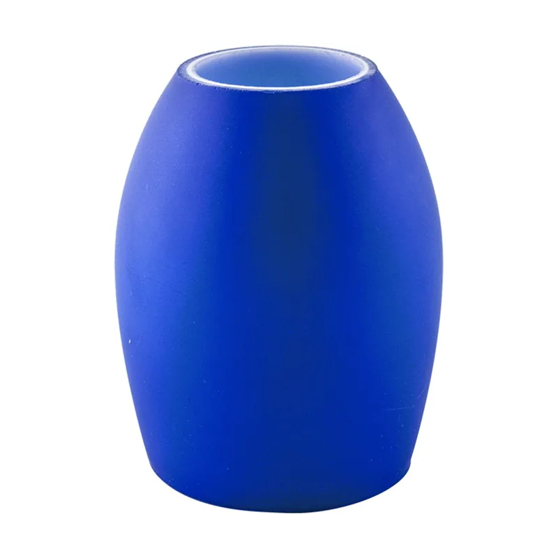 Interlusa Tulipa en cristal azul para portalámparas e14 9,5xd.7,5cm
