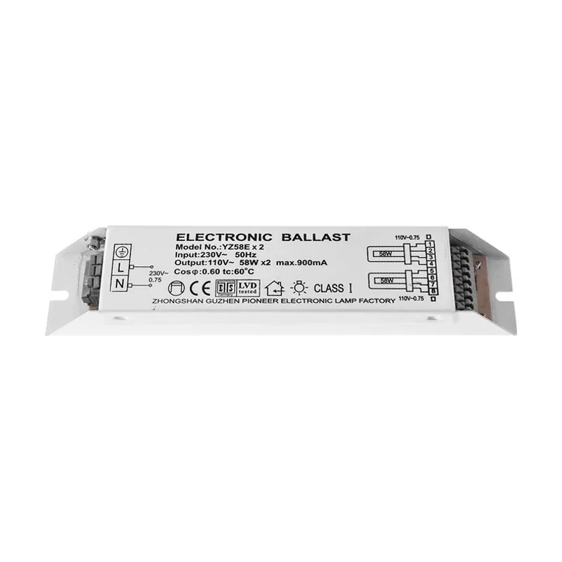 Interlusa Balasto para bombilla t8 fluorescente 2x58w
