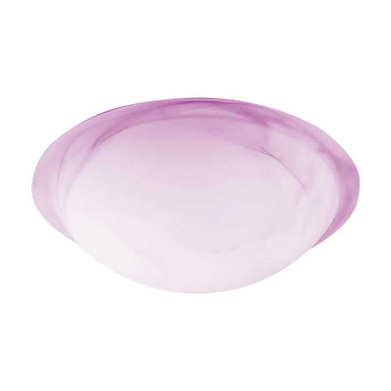 Interlusa Duna cristal redondo rosa d.30xalt.6cm para plafón