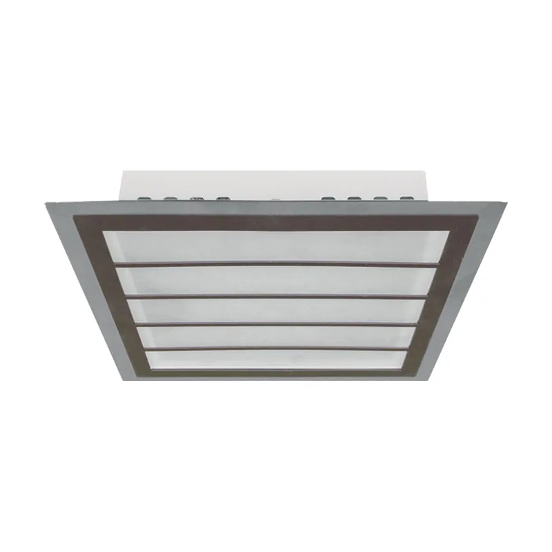 Lumit Plafón dresden quadrado 24w led 3000k marron/cromo