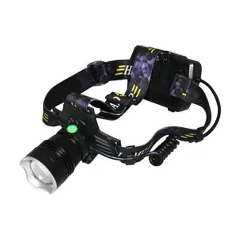 1 Linterna Frontal Cabeza Led 15w Con Cinta Para Casco Recargable 60.384/15