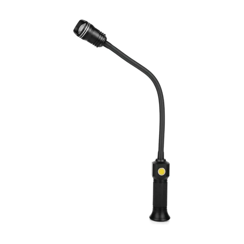 1 Linterna De Trabajo Cuello De Cisne Magnetica Recargable 400lm Pcw12f