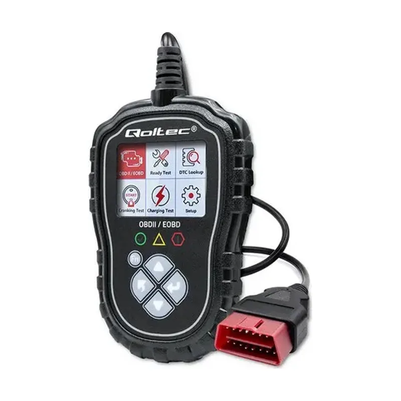 Qoltec Comprobador De Diagnóstico Obd2 Eobd Digital Proline 8v/25v Sistema 50685