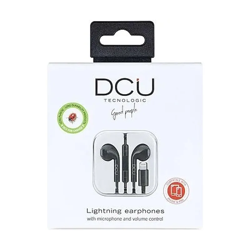 DCU Auriculares Para Iphone/ipad Control Volumen Stéreo Negro 34151016
