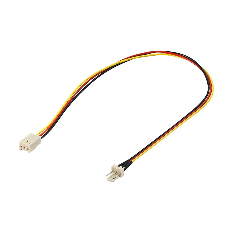 1 Cable Alimentación Para Ventilador De Pc Conector Macho/hembra De 3 Pines 93631