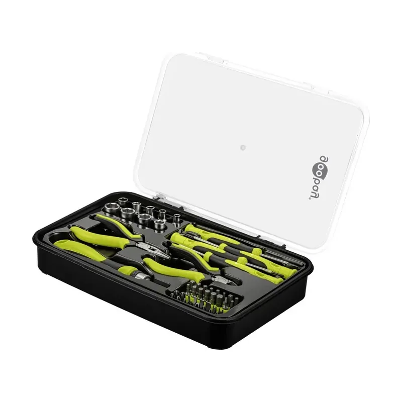 GooBay Juego Herramientas Caja Alicates Cortante Destornilladores 77846