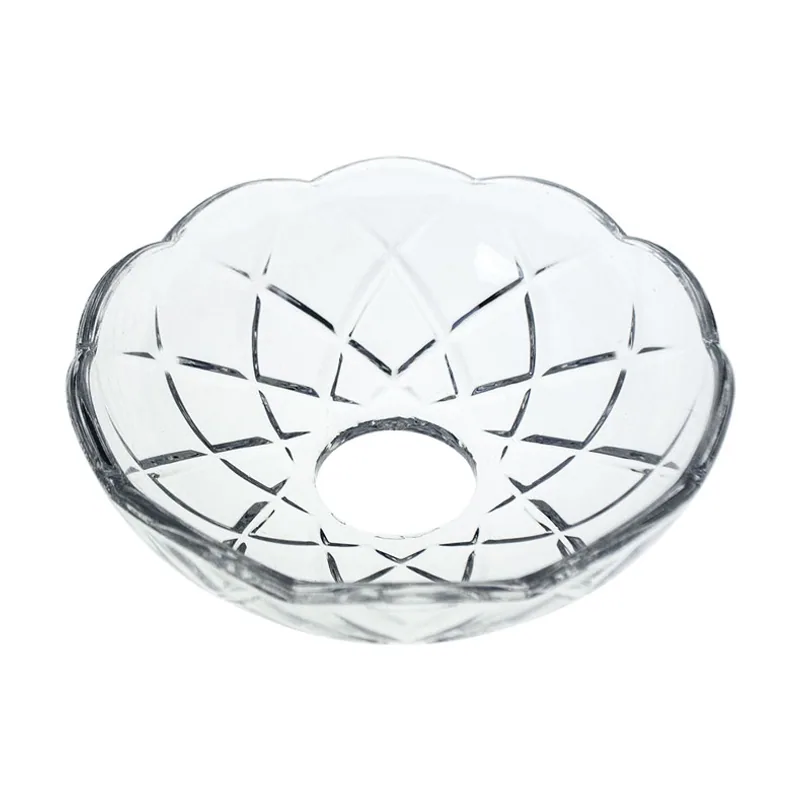 Asfour Arandela de cristal d.10cm taladro central 26mm+ 5 laterales