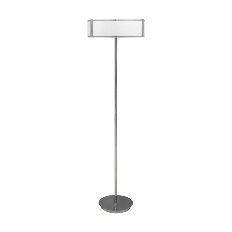 Lumit pie jaen 3xe27 al.150xd.42cm blanco/cromo