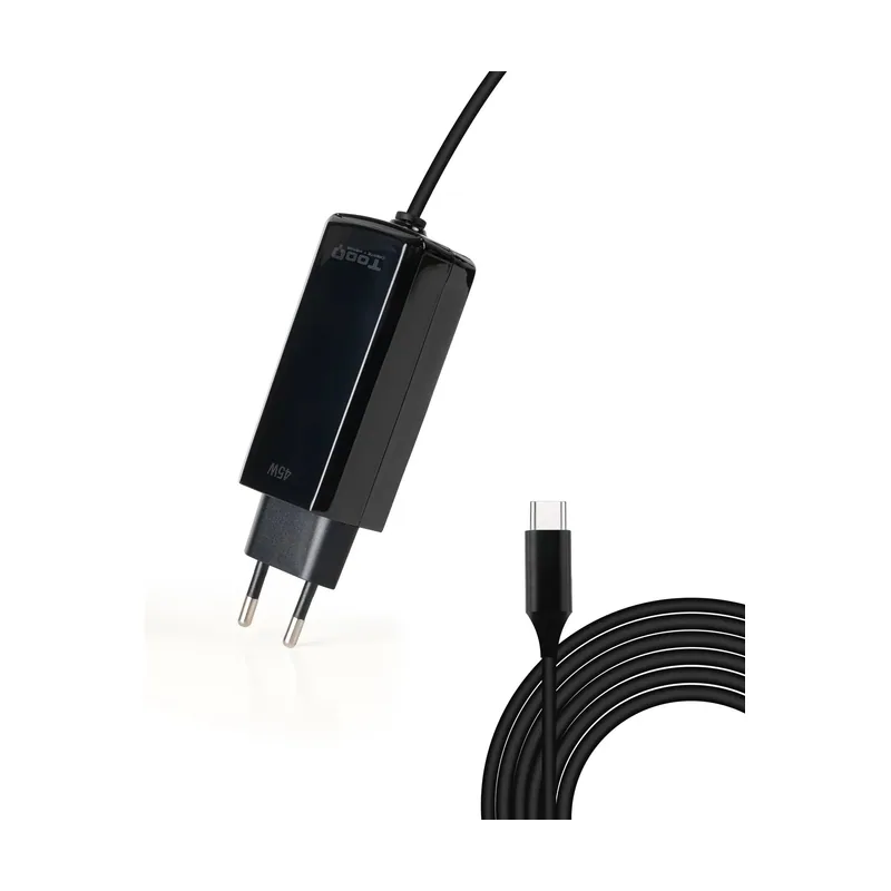 Tooq Cargador Usb-c/pd 65w Gan Cúbico Tqlc-usbcgan65pd-c