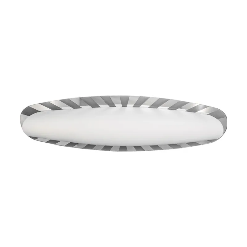 Lumit Aplique arraial 3xe14 l.60xan.10xal.17cm blanco/cromo