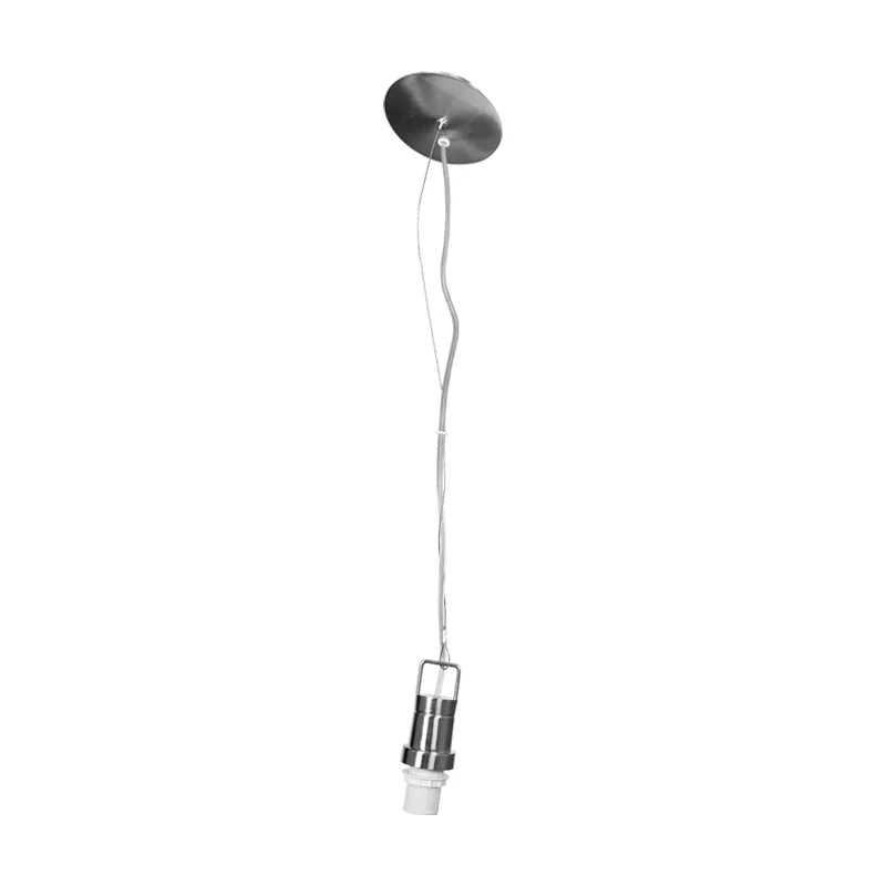Interlusa Armazón para colgante susp con cable de acero 1xe14 al.reg.xd.12cm niquel