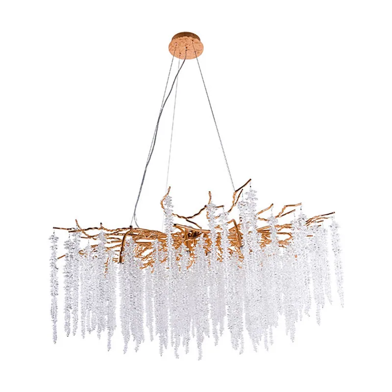 Lumit techo chamonix 18xg9 a.reg.xd.120cm c/cristales transparentes y armazón