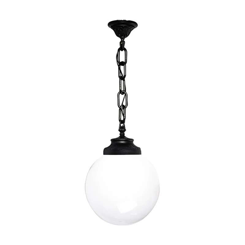 Fumagalli Colgante globe 1xe27 ip55 al.70xd.25cm resina
