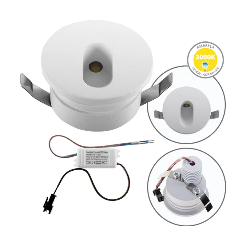 Lumit Foco encastrar dirame redondo fijo ip65