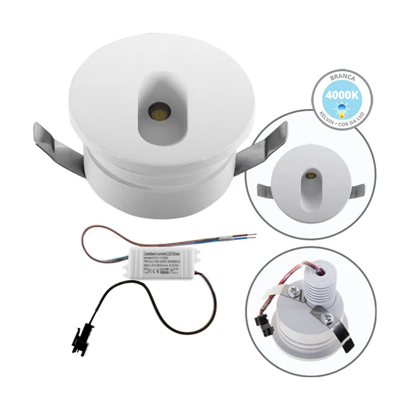Lumit Foco encastrar dirame redondo fijo ip65