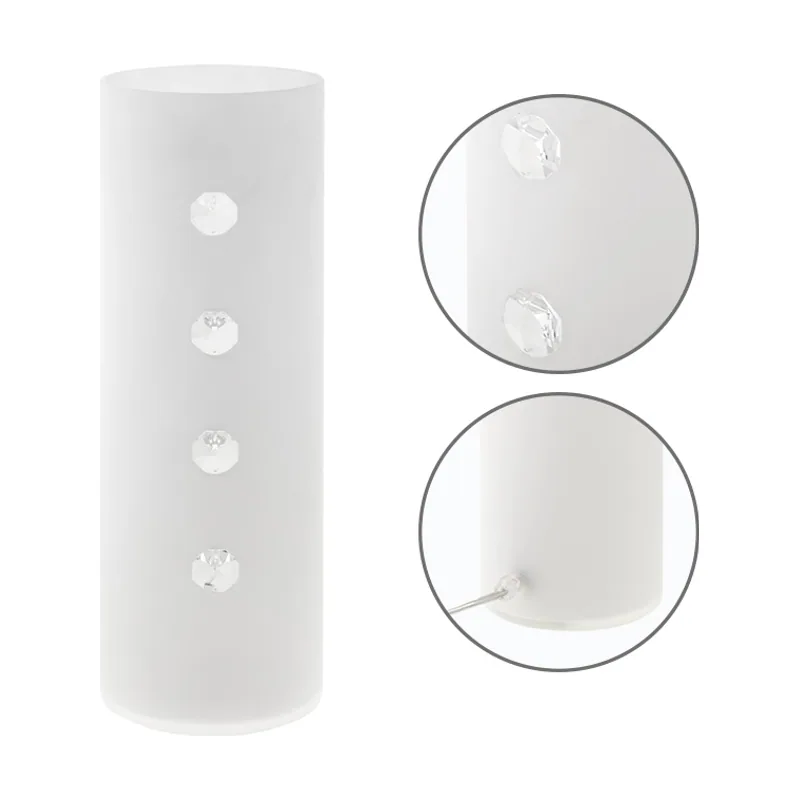 Lumit herner redondo 1xe14 al.35xd.12cm cristal opaco