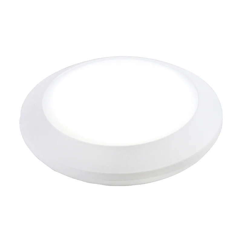 Fumagalli Plafón berta 1xgx53 15w/9w con pulsador cct 2colores ip66 al.8xd.27,5cm resina