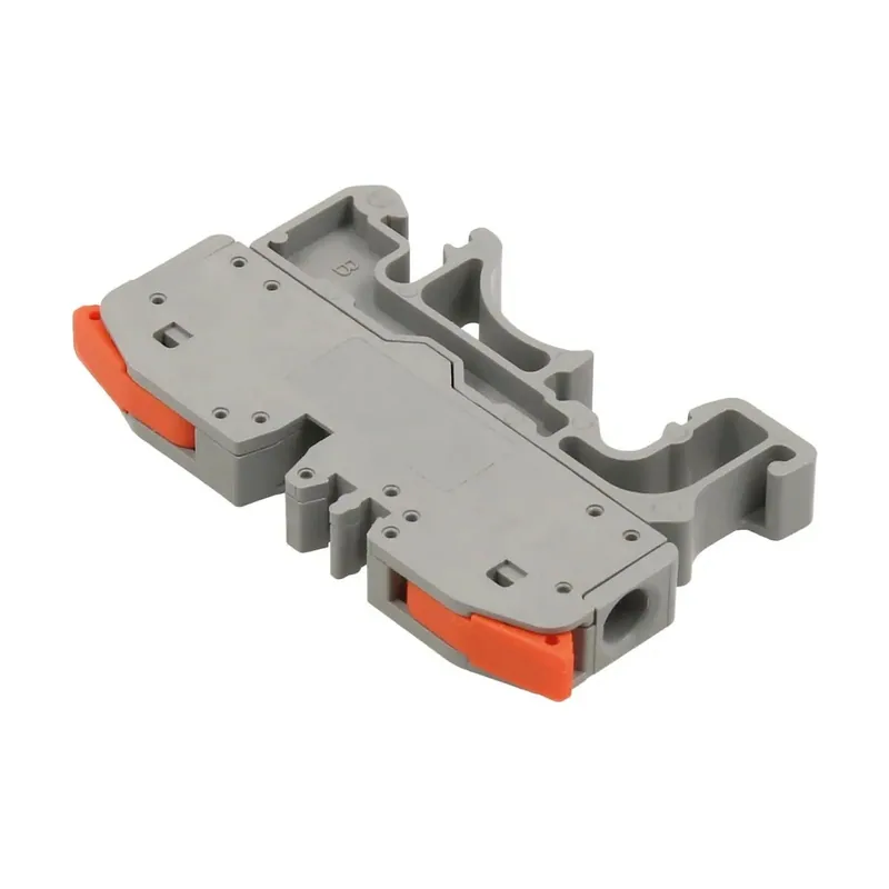 1 Conector Palanca Bloques Carril Din Vía Naranja Con5221