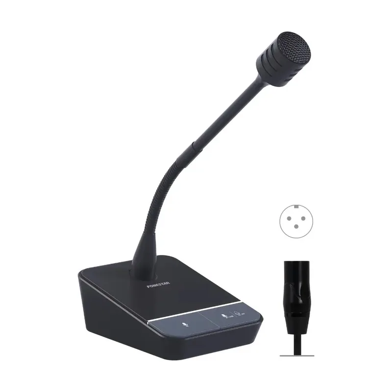 Fonestar Micrófono Sobremesa Dinamico Micset-d32 Xlr Micset-d32xlr