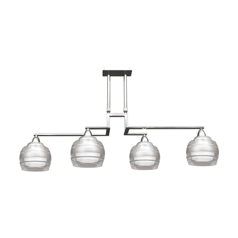 Lumit techo ulises 4xe14 blanco/cromo