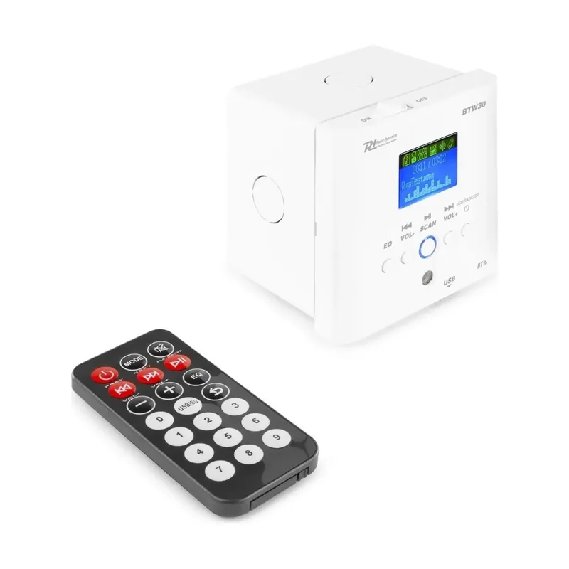 Power Dinamics Amplificador Pared 30w Bt/fm Btw30 952.480