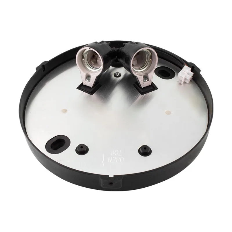 Lumit Base para plafón castro redondo 2xe27 al.2,5xd.23cm