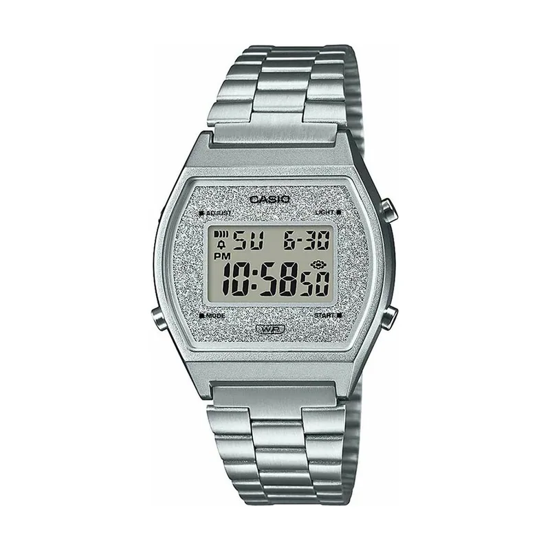 Casio Reloj Mujer Vintage Glitter Serie Plateado Ø