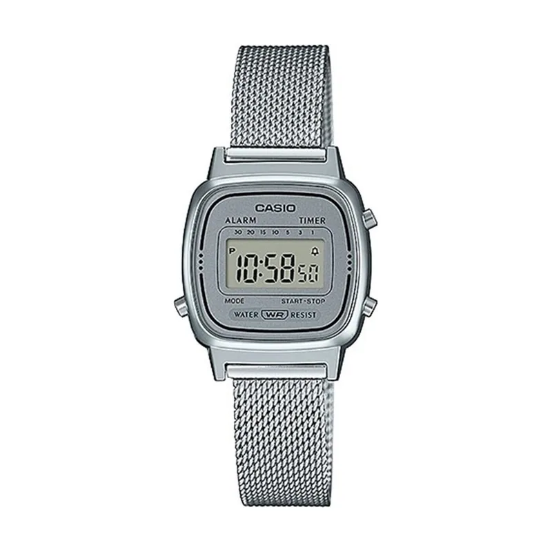 Casio Reloj Mujer Vintage Gent Silver Mesh Ø