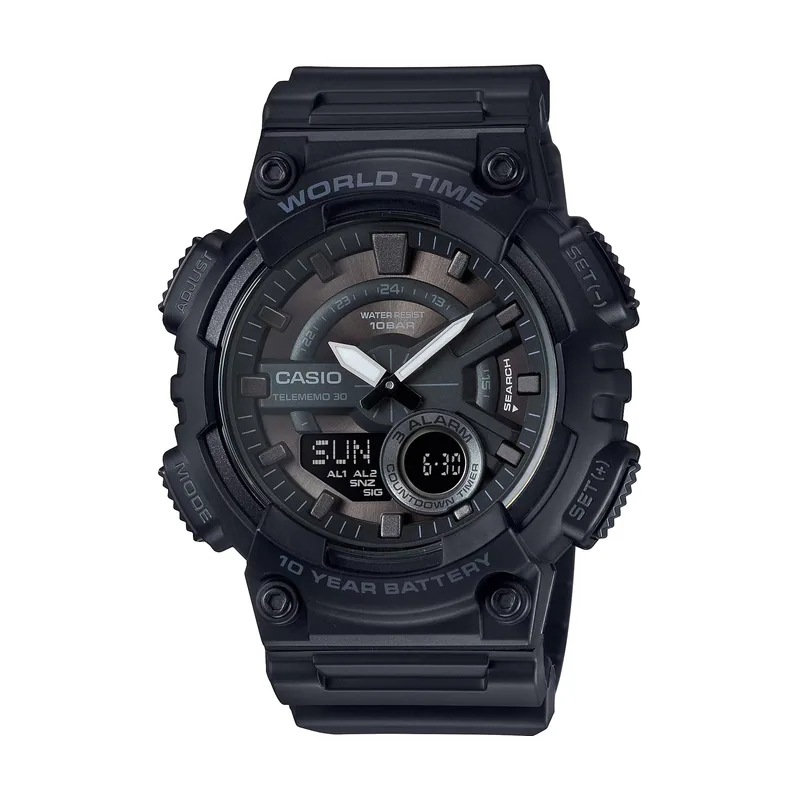 Casio Reloj Anadigi Hombre AEQ-110W-1B