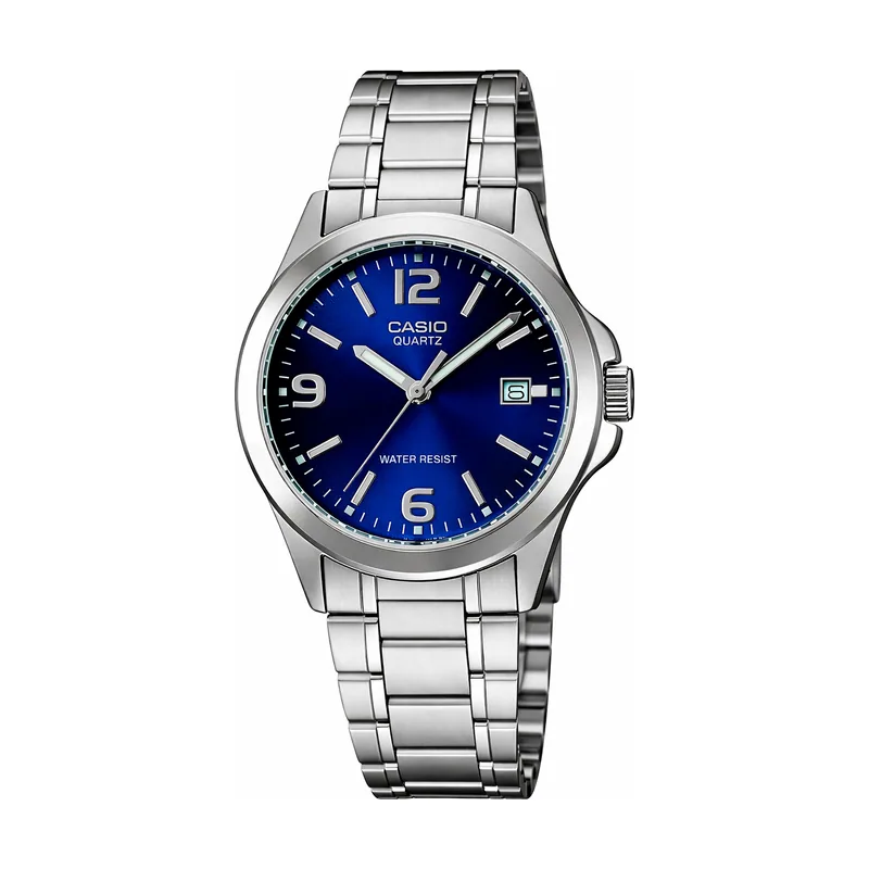Casio Reloj Hombre Analogico Cuarzo con Correa de Acero Inoxidable MTP-1215A-2A