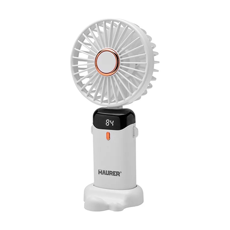 Maurer Mini ventilador plegable recargable a bateria. 5 velocidades