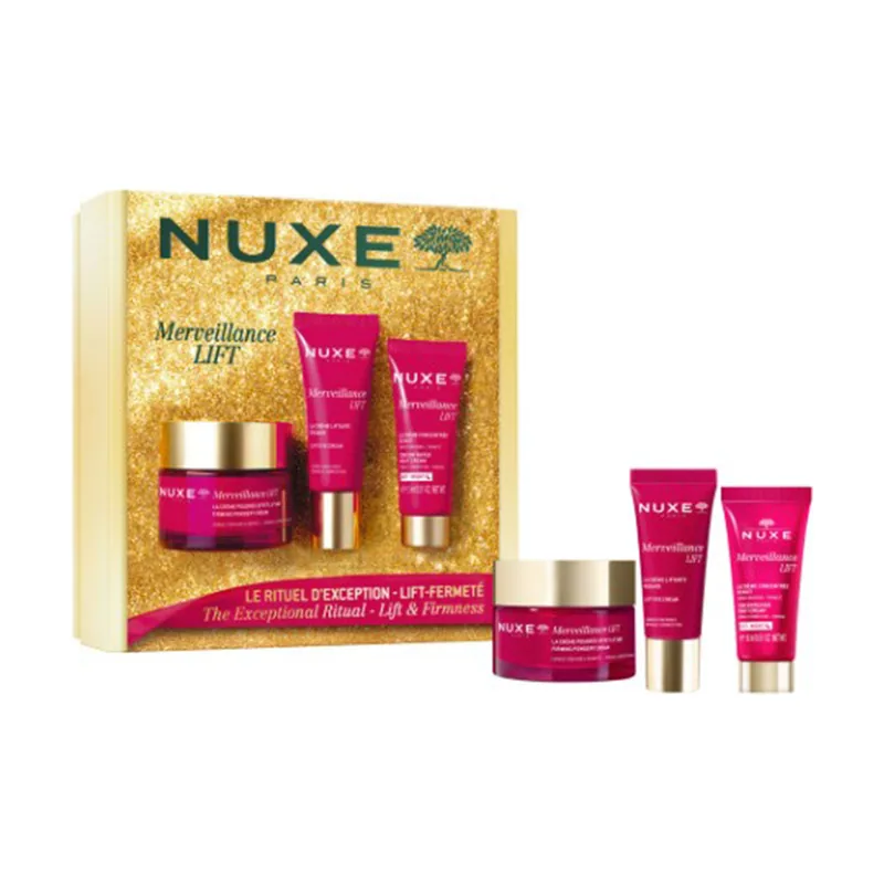 Nuxe Merveillance Lift Estuche Rutina Antiedad LIFT-FIRMEZA Crema EN Polvo 3 pz