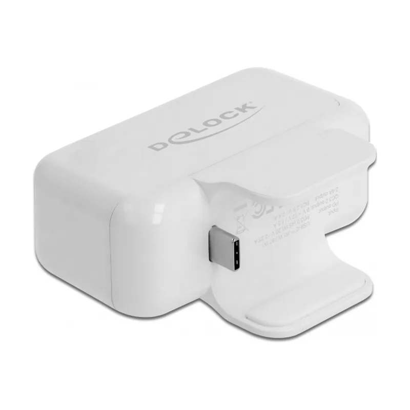 Delock Adaptador para fuente de alimentación Apple con PD y QC 3.0