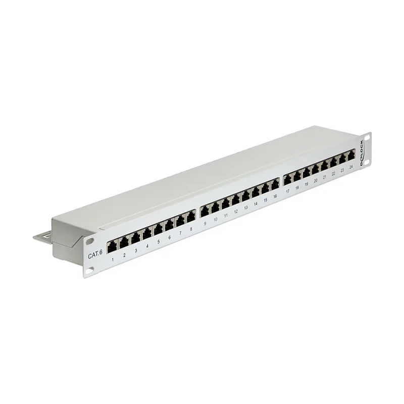 Delock 43300 panel de parcheo 1U