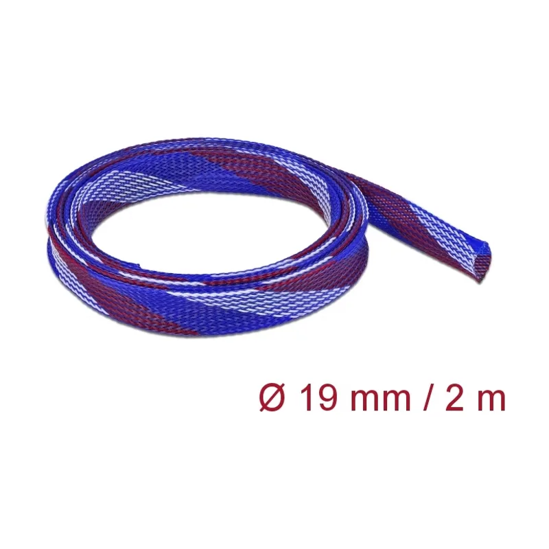 Delock Funda trenzada estirable 2 m x 19 mm