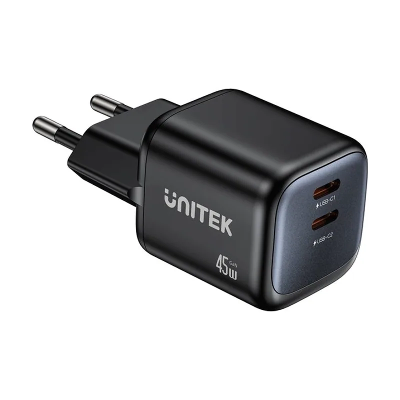 Unitek wall charger 2x gan