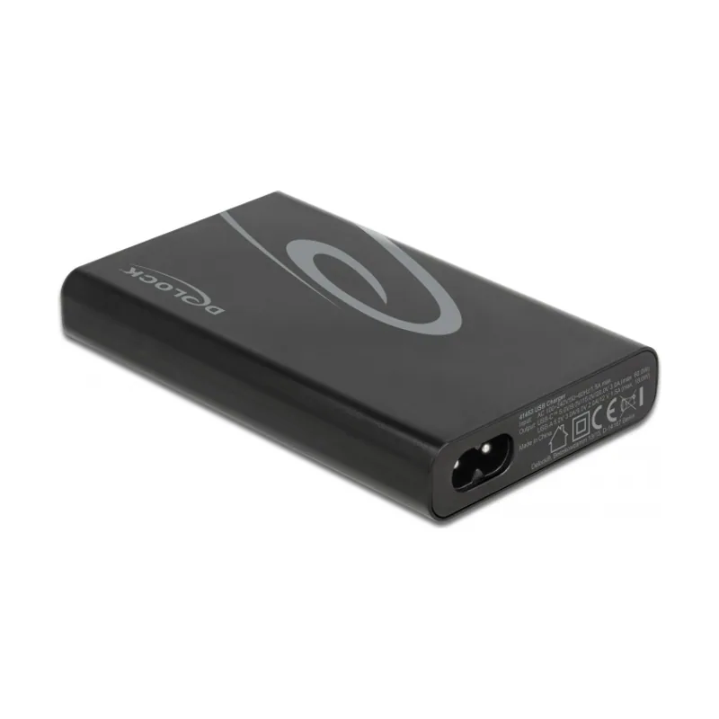Delock Cargador USB 2 x USB Type-C PD 3.0 + 1 x USB Tipa-A con 60 W