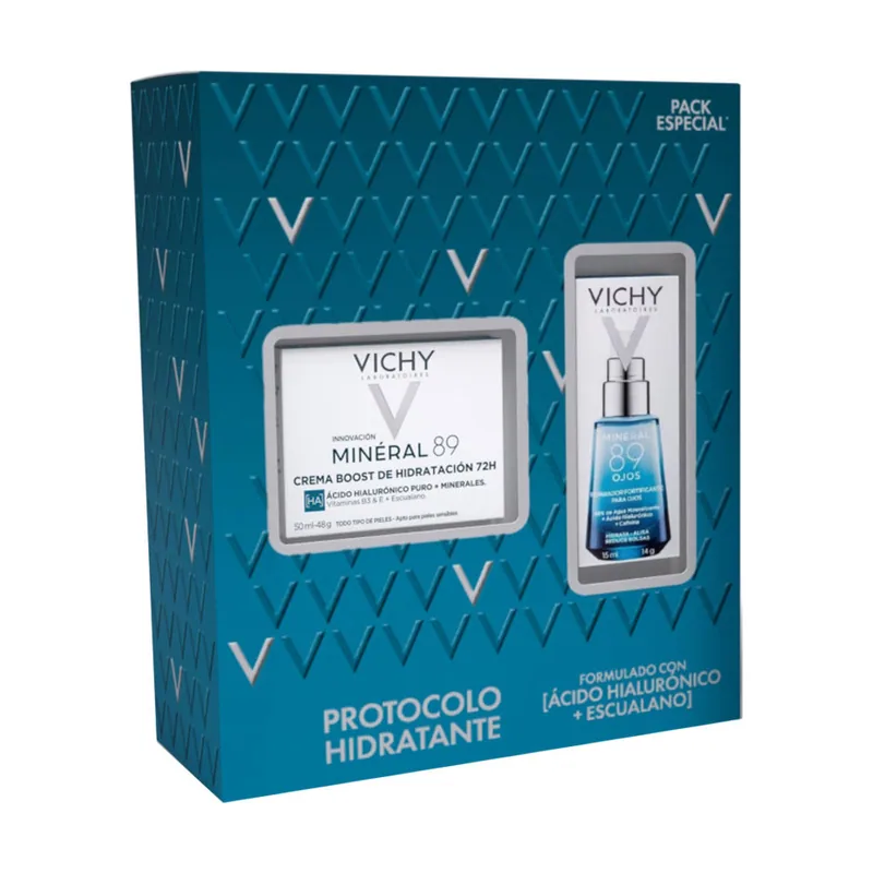 Vichy Minéral 89 Crema Hidratante Estuche 2 pz